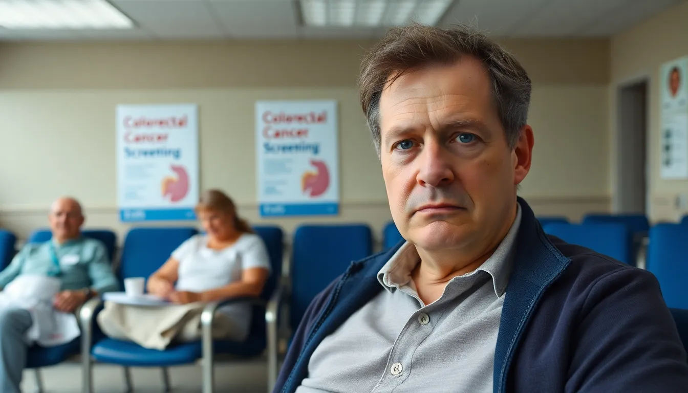 A patient discussing their medical history with a doctor, emphasizing the significance of timely diagnosis and effective treatment plans for bowel cancer
