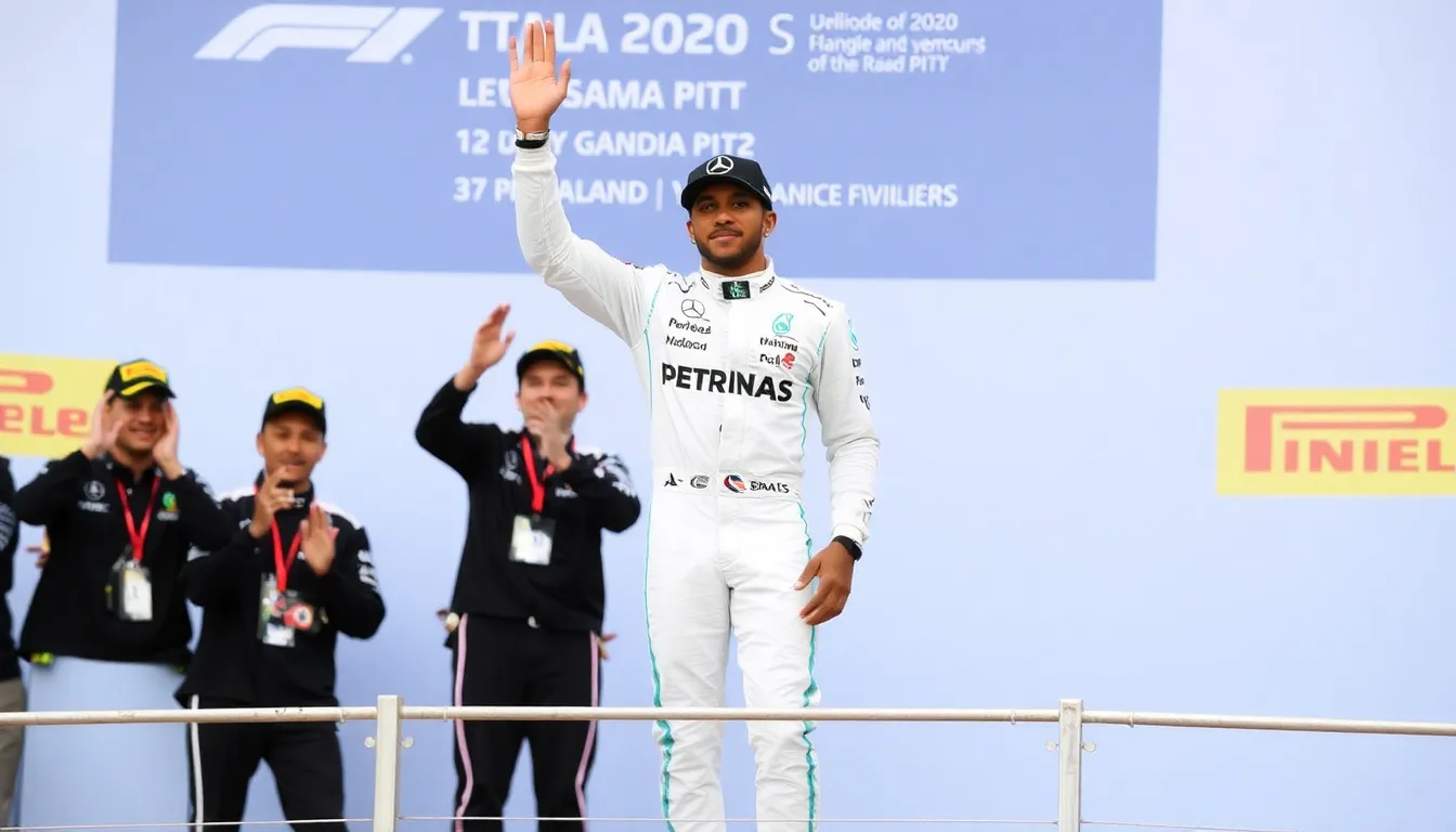 Mercedes drivers Lewis Hamilton and George Russell celebrate their onetwo finish at the Japanese Grand Prix, highlighting the team's dominance in the 2023 Formula 1 season.