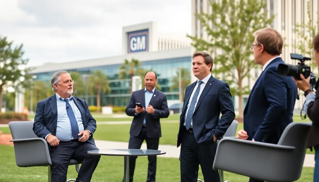 General Motors executives discuss financial strategies in a conference room, highlighting the anticipated 0 million tariff refund and its potential impact on the company's earnings outlook for 2026.