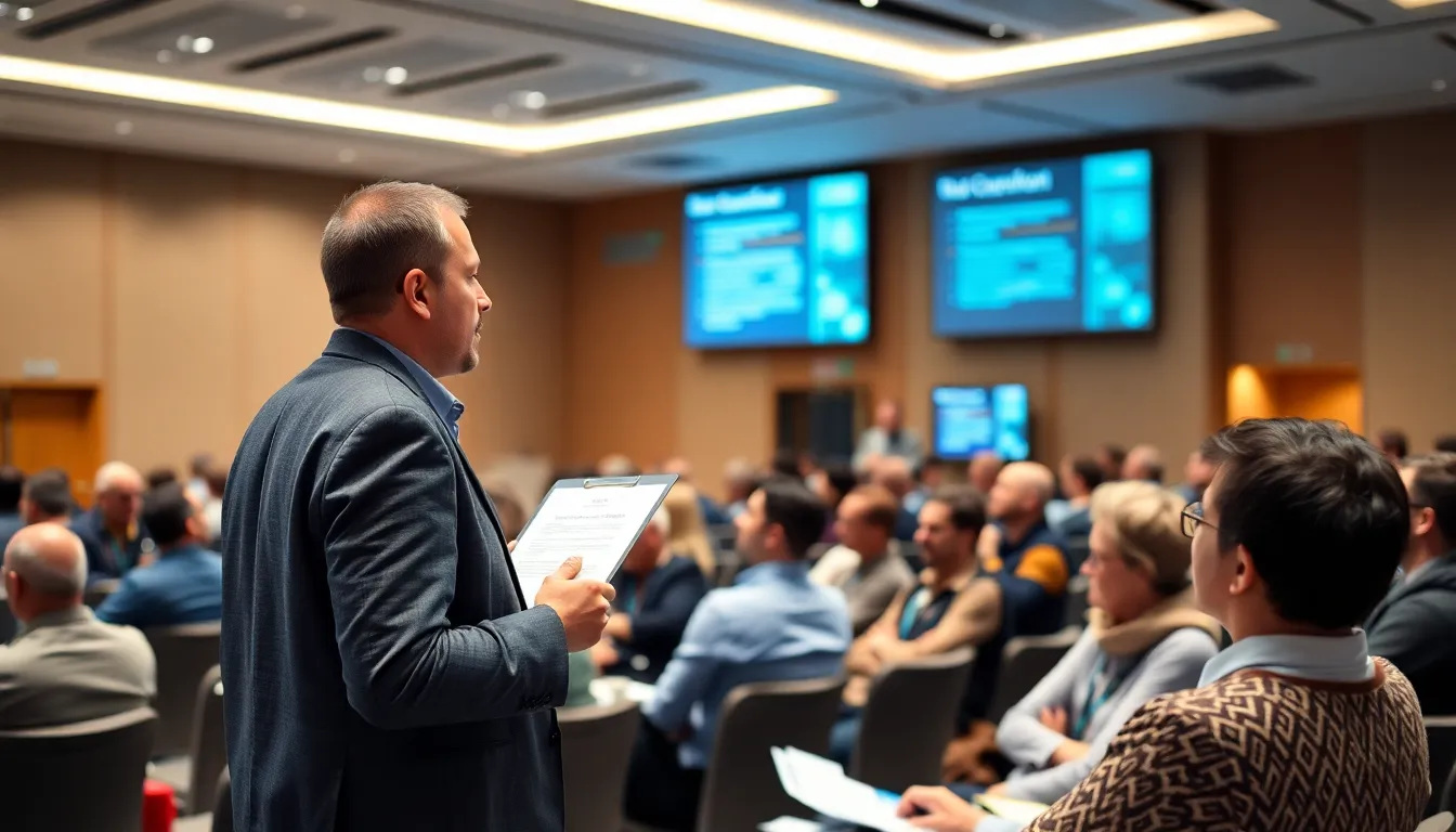 A group of ethical hackers collaborating in a modern office space, brainstorming strategies to enhance digital security and protect against cyber threats