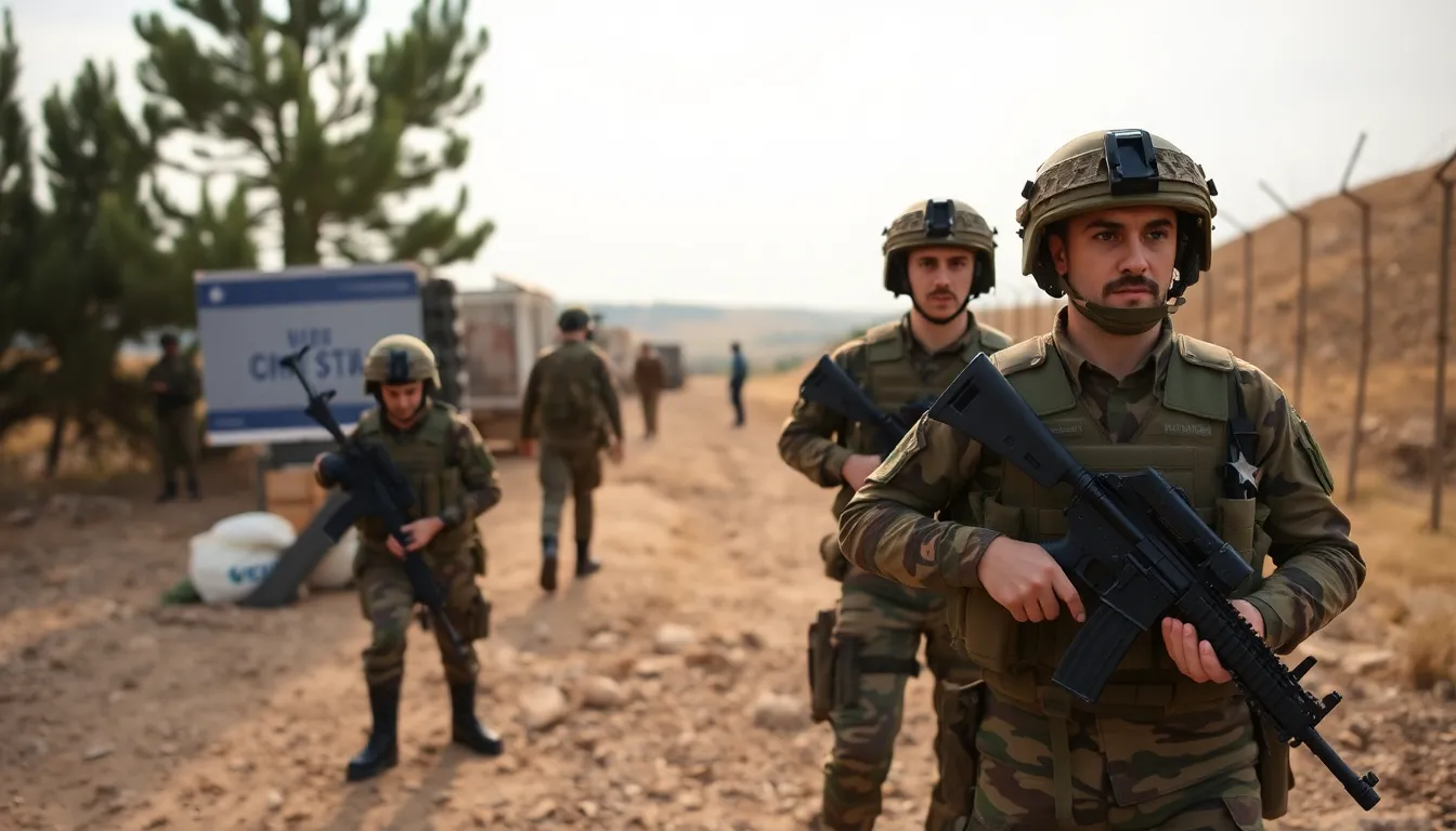 Israeli soldiers prepare for deployment near the border with Southern Lebanon amid rising tensions and military operations against Hezbollah.