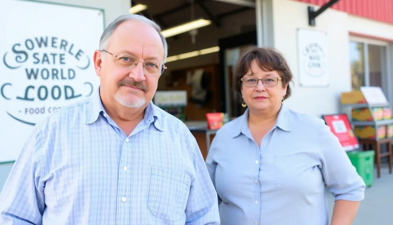 John and Brenda Romero sit together in a dimly lit room, discussing the current challenges facing the gaming industry as they reflect on their experiences from past industry crises.