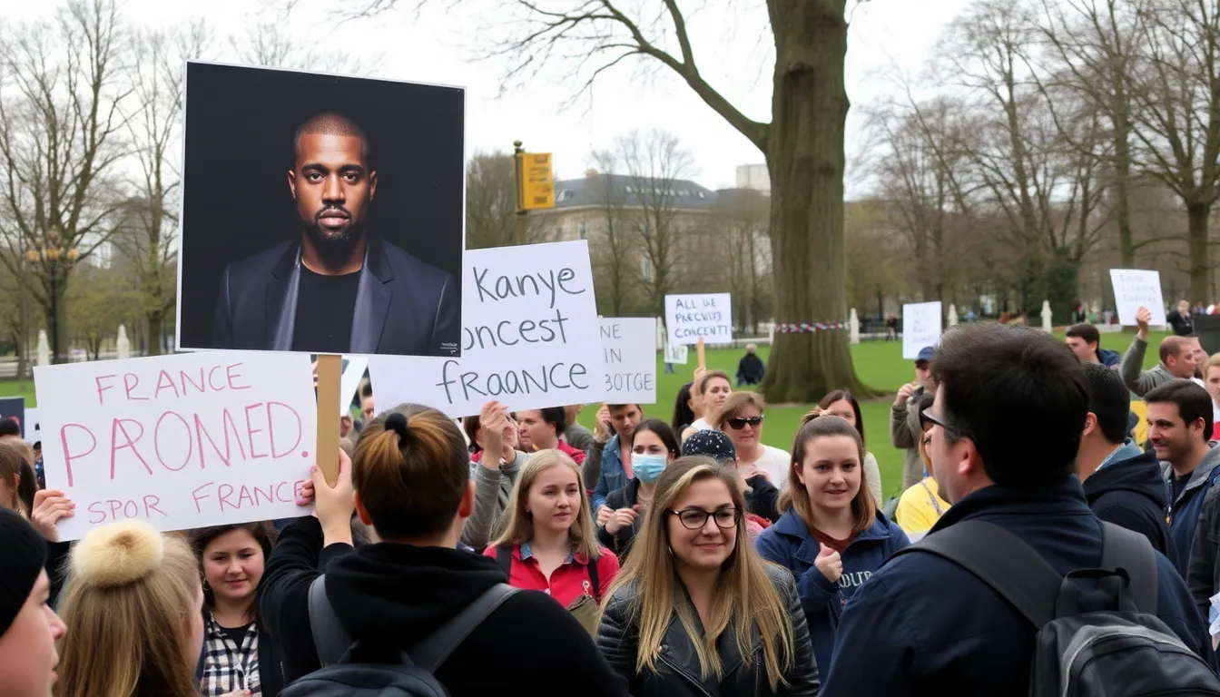 Local authorities in France engaged in discussions about public safety and the potential ban on the upcoming concert, reflecting the tension surrounding the event