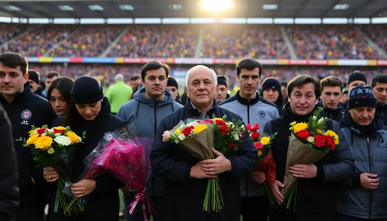 The Romanian Football Federation's headquarters, where discussions about the future of the national team are underway following Lucescu's resignation