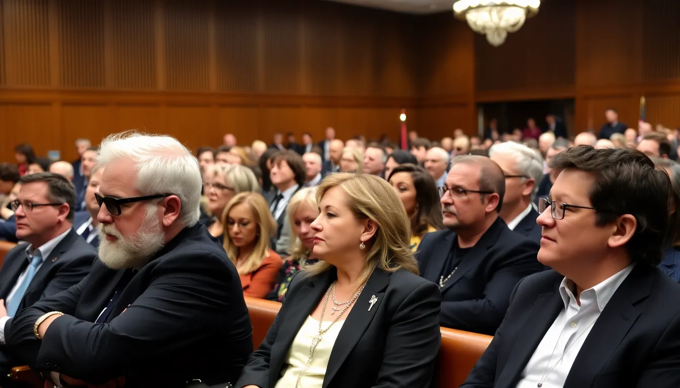 Lawyers present their closing arguments in a packed courtroom, with a focus on the intense discussions surrounding the Live Nation case and its implications for the entertainment industry.