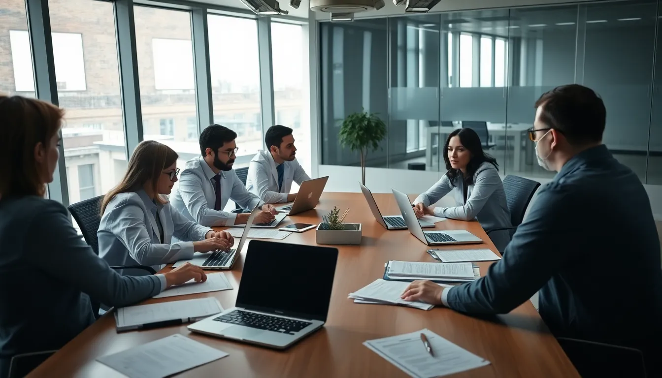 Policymakers engaging in discussions about regulations to address the risks associated with unregulated AI technologies