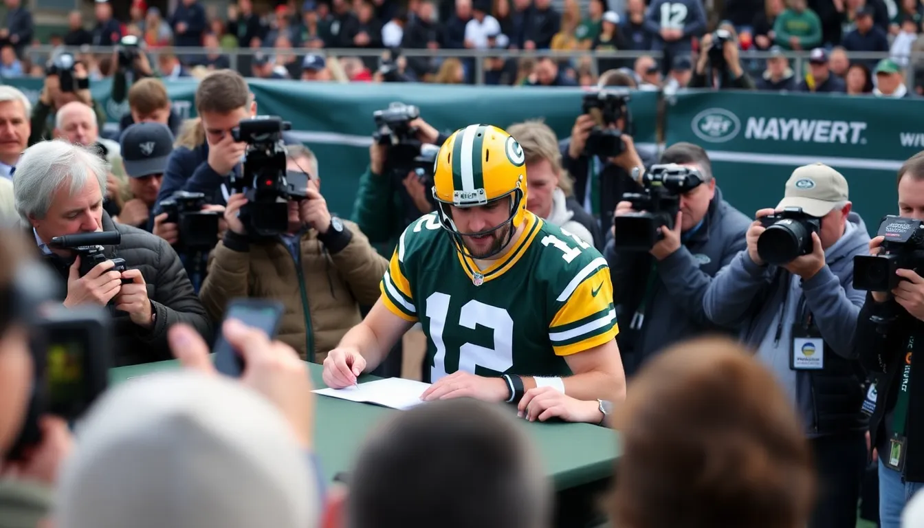 NFL 자유계약 시장에서 선수들이 계약 조건을 협상하는 과정에서의 긴장감이 느껴지는 순간