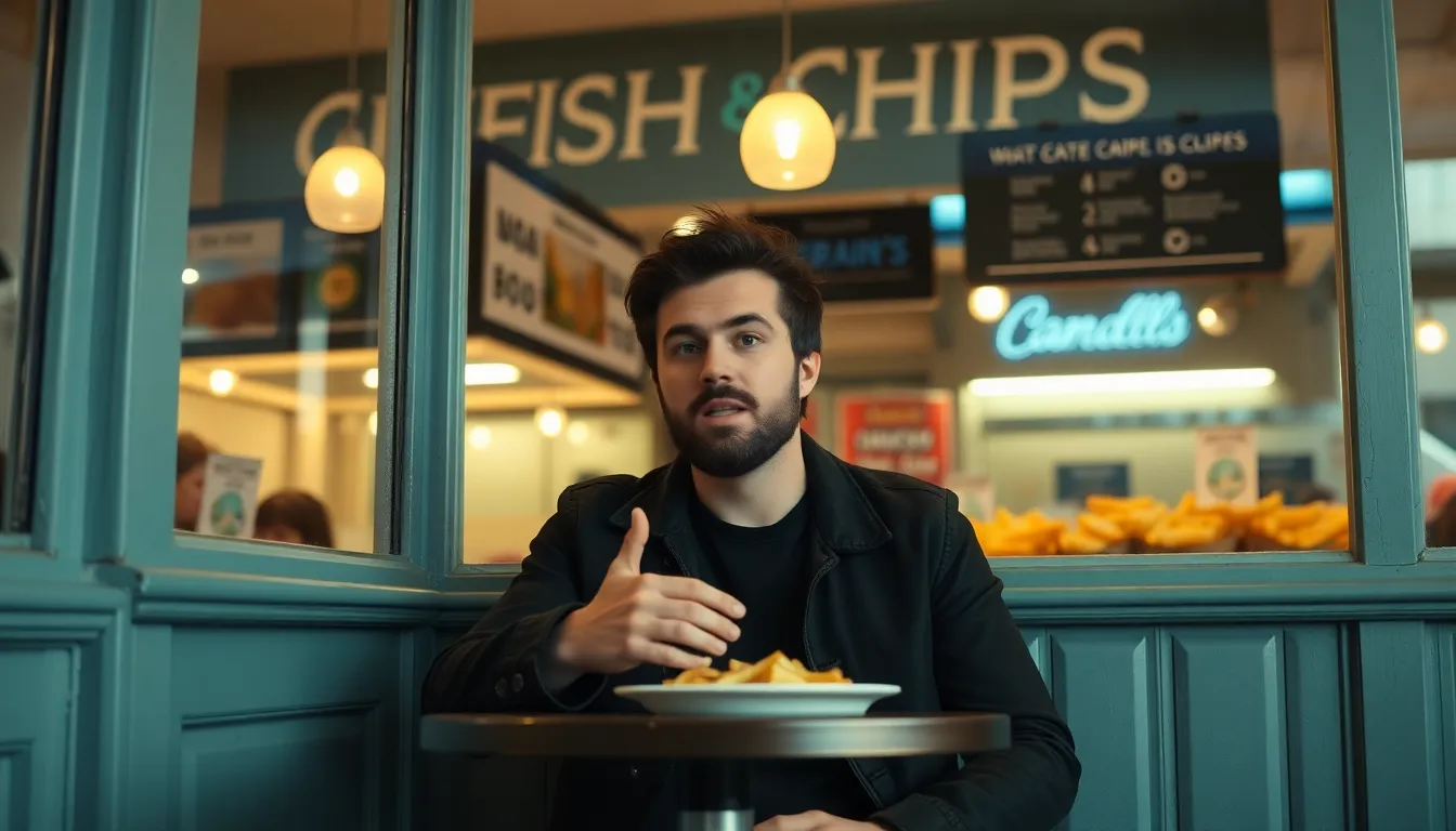 Liam Fray speaks to a crowd at a music festival, sharing his thoughts on fame and the challenges of maintaining a private life while performing.