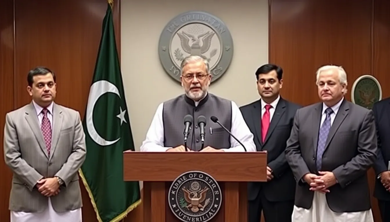 Pakistani Prime Minister Shehbaz Sharif engages in discussions with U.S. officials in Islamabad, emphasizing Pakistan's role as a mediator in the IranU.S. tensions.