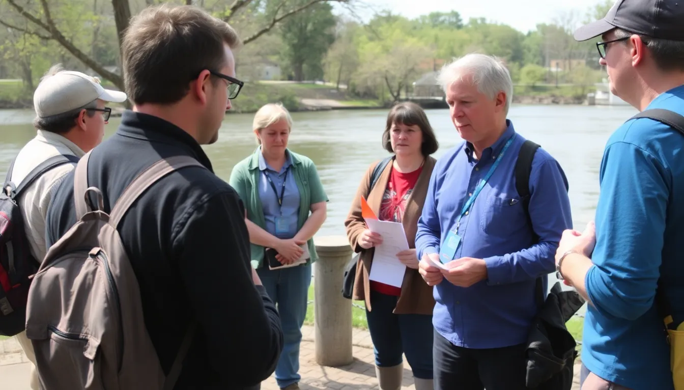 Local health officials monitor water quality along the Potomac River while warning residents to avoid contact due to lingering contamination from a recent sewage spill.