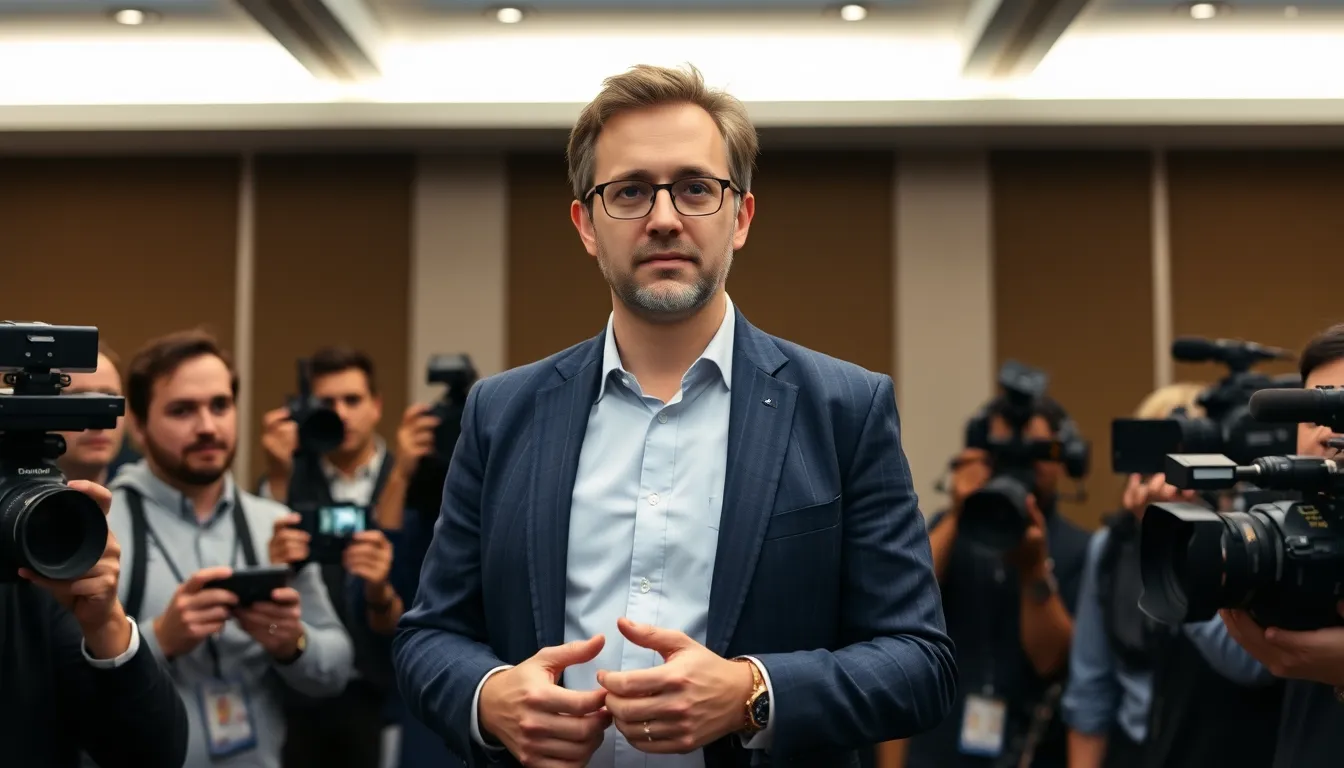 A group of cryptocurrency enthusiasts engaged in a heated discussion, reflecting the diverse opinions on Satoshi Nakamoto's true identity