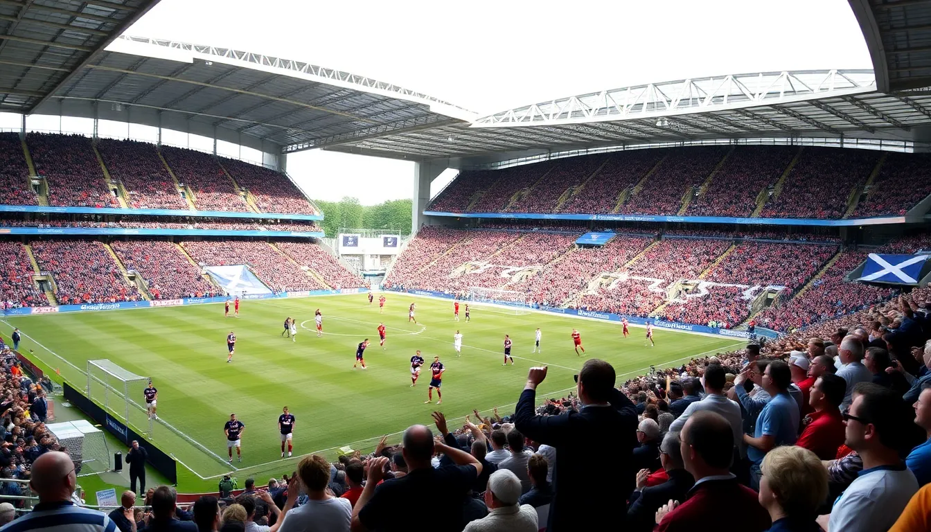 Fans experience a mix of excitement and anxiety as their teams prepare for the crucial split, impacting the atmosphere in stadiums across Scotland
