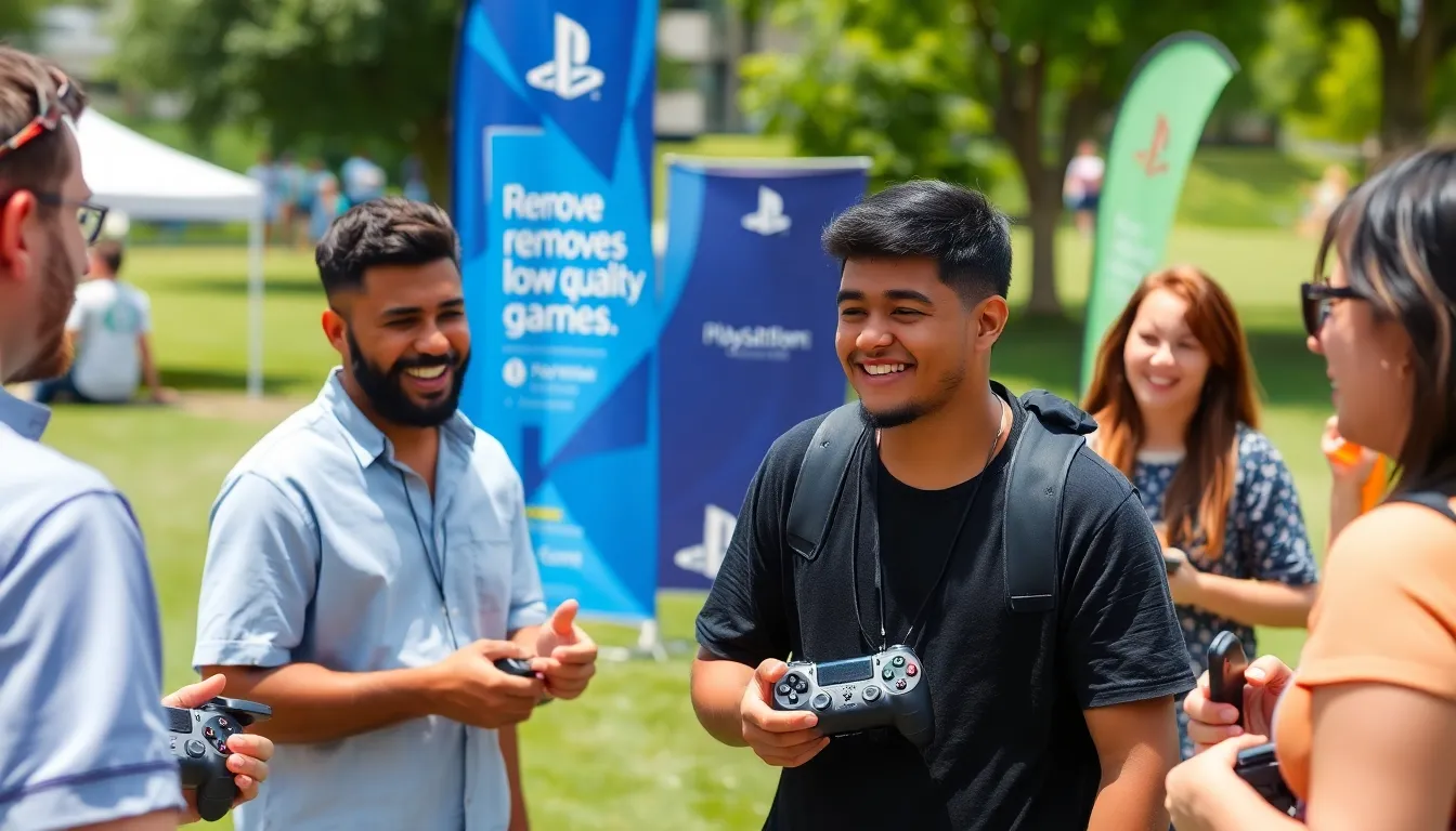 ゲーム開発者が質の高いコンテンツを提供するために努力している様子を示す開発現場の写真