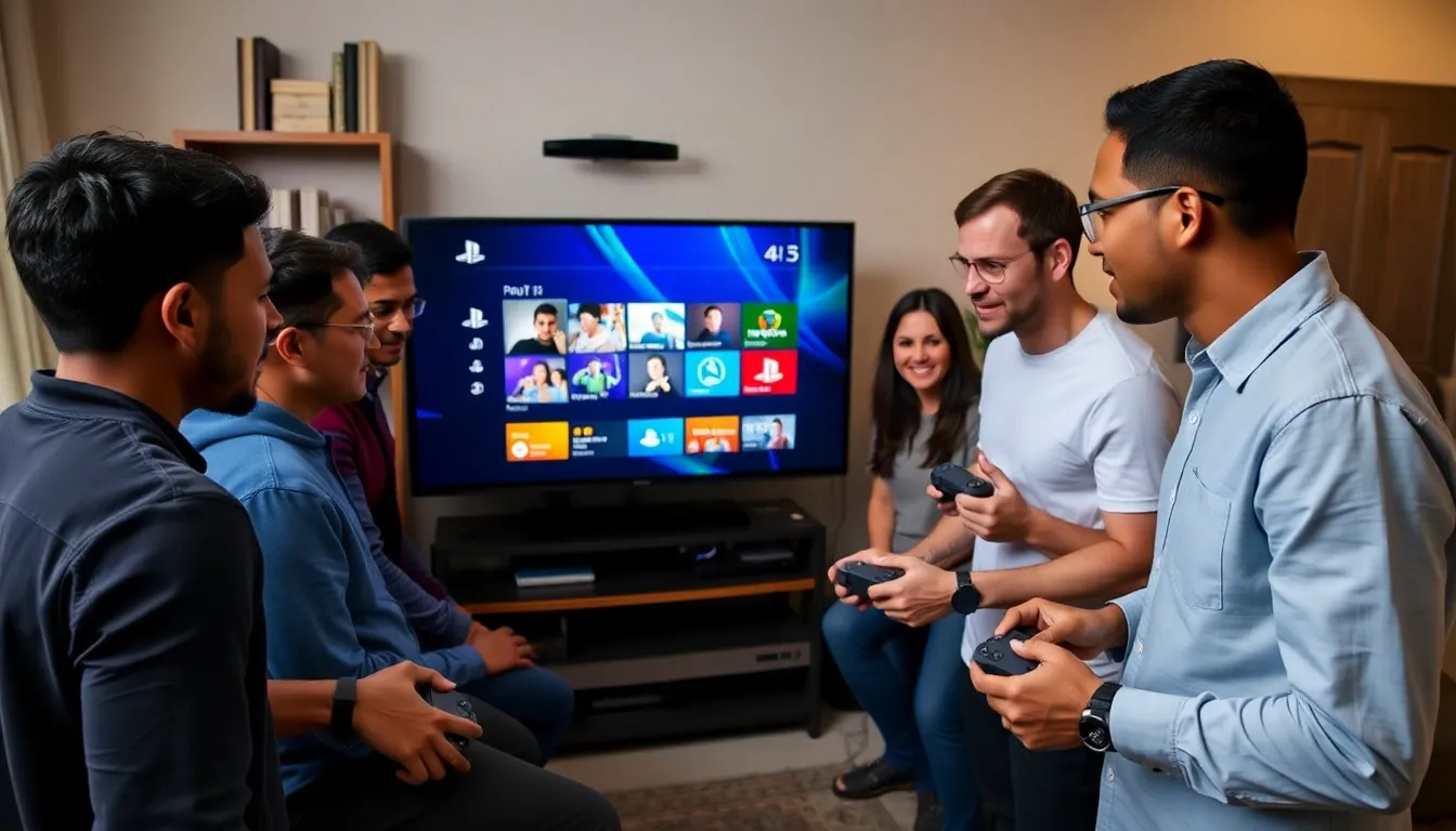 ゲーム開発者がPS5のUIアップデートに関する意見を述べる会議の様子