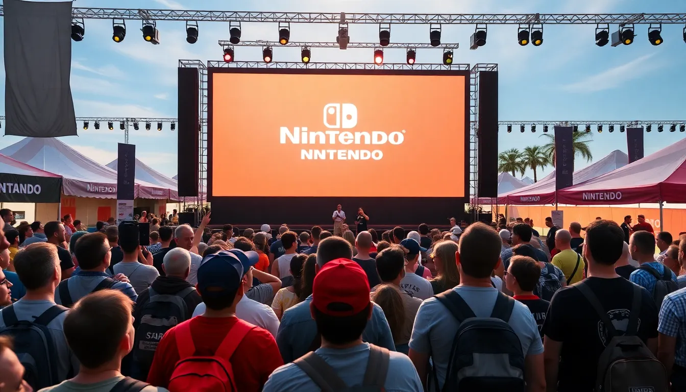 Fans gather at a gaming convention, eagerly discussing the rumored new Star Fox and Zelda remake for the upcoming Switch 2 console.