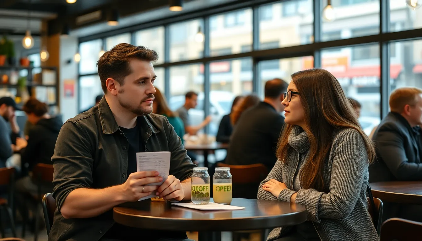 A group of individuals discussing their experiences with misleading subscription practices on social media, highlighting a growing concern about transparency