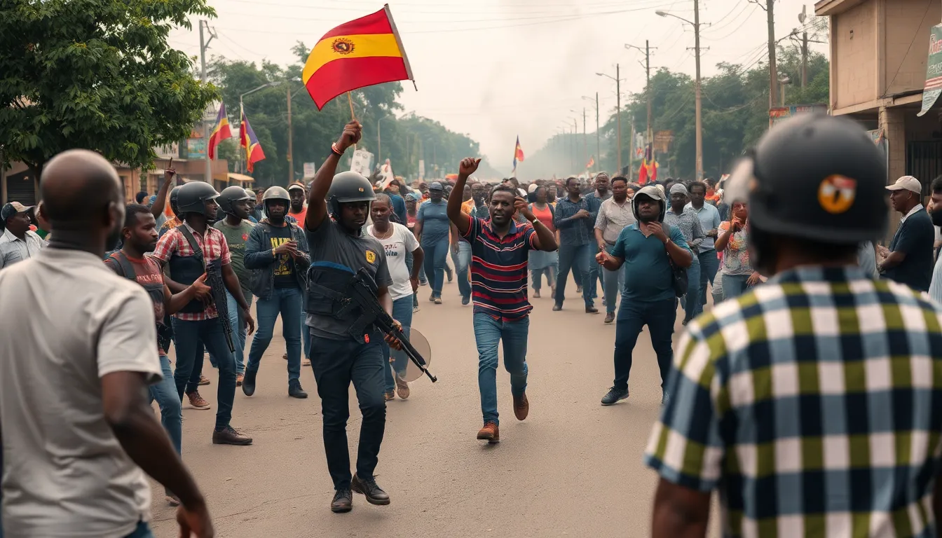 Clashes between security forces and opposition supporters erupt in the streets of Tanzania following the controversial presidential and parliamentary elections, resulting in multiple fatalities.