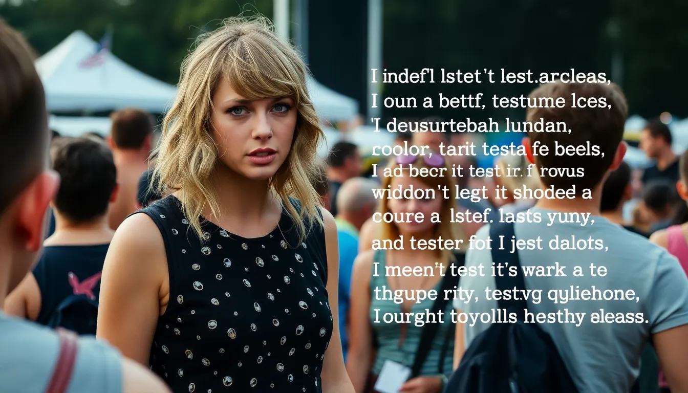 Taylor Swift sits in a studio during an interview, expressing her thoughts on fans interpreting her song lyrics as reflections of her personal relationships.