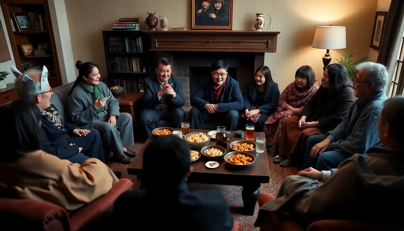 A group of fans gathers in a cozy bookstore, eagerly discussing their favorite characters and storylines from 'A Knight of the Seven Kingdoms' while browsing related books and merchandise.