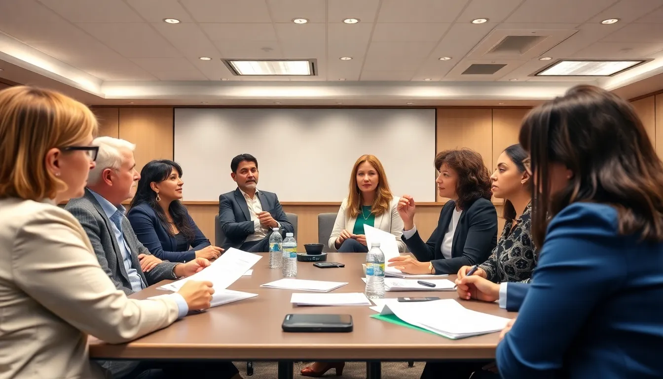 A legislative session in progress, with policymakers debating bills aimed at improving women's health services and funding