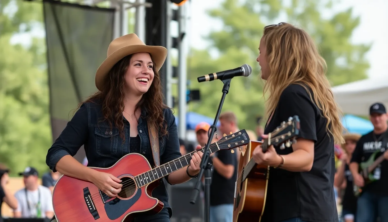 The emotional connection between Ashley McBryde and her fans is evident as she shares her personal journey through music, inspiring many in the crowd