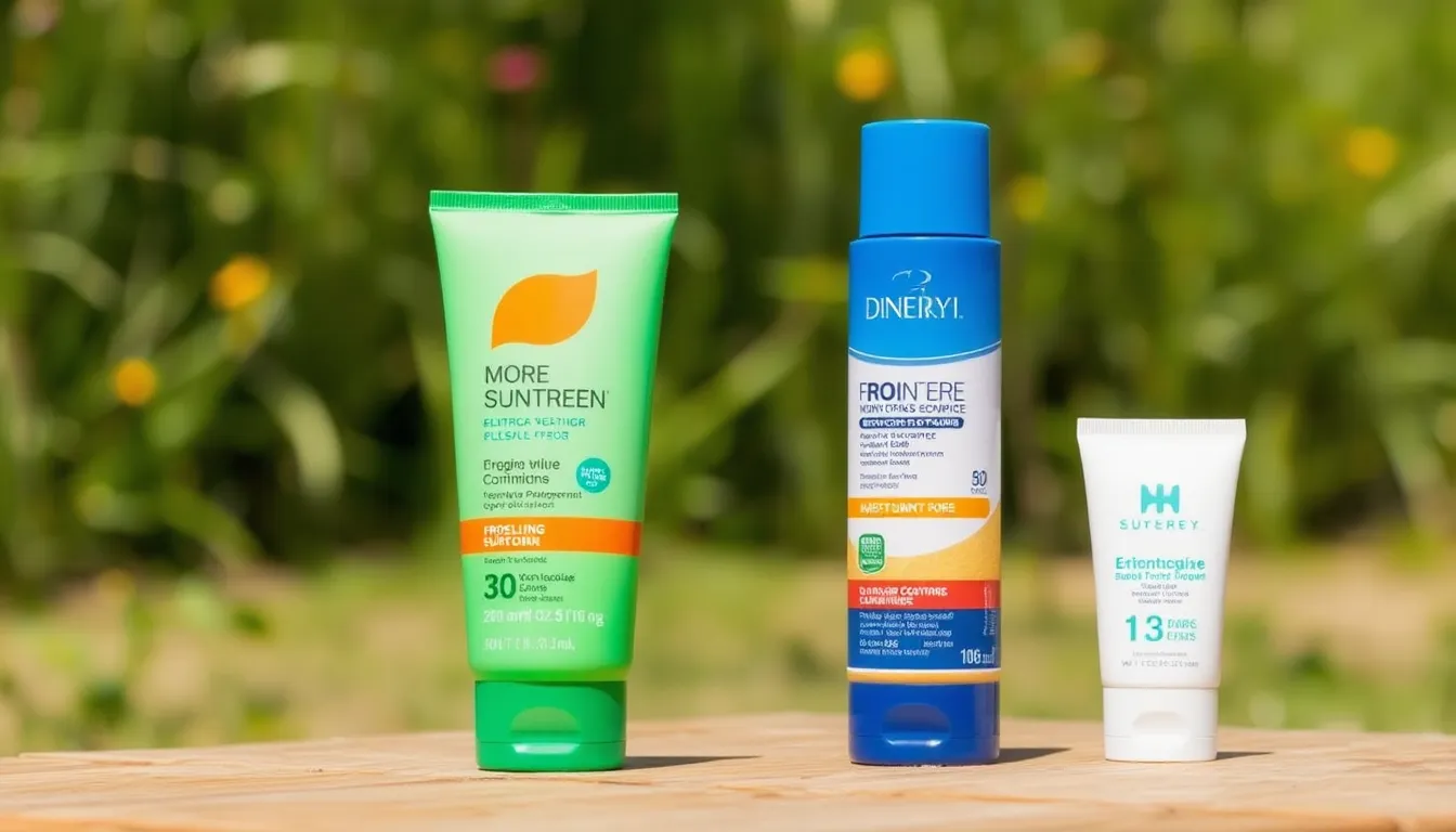2026年の夏に向けて、消費者が選ぶSPF50以上の日焼け止めが店頭に並ぶ様子。