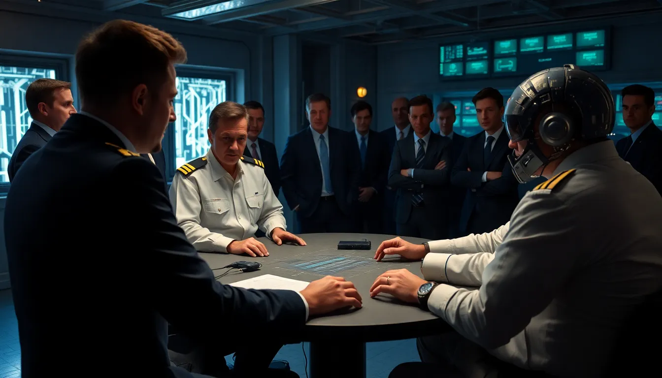 Civilians compete against Navy admirals in a problemsolving challenge, showcasing their analytical skills in a highpressure environment.