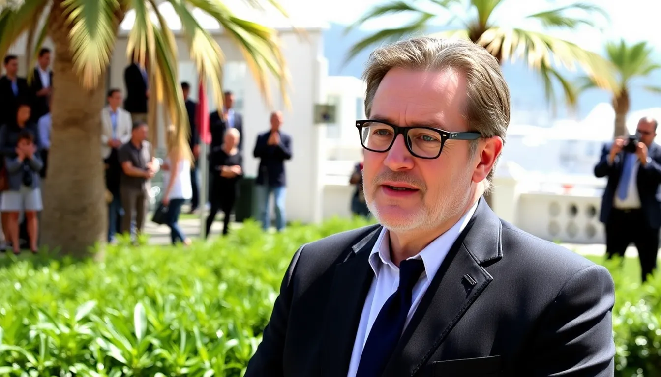 A scene from the Cannes Film Festival showcasing a diverse array of filmmakers and films from around the world