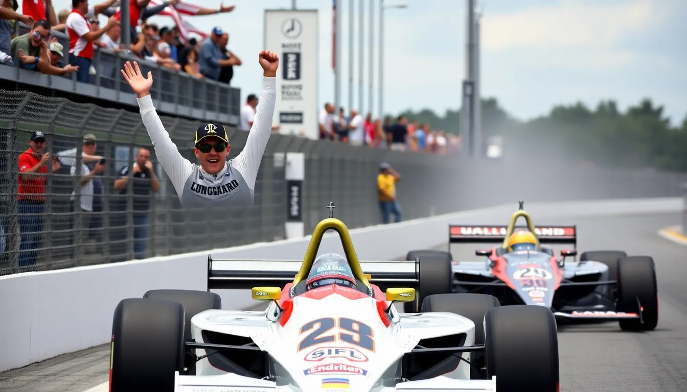 David Malukas reflects on his performance during the race, demonstrating the resilience and competitive spirit that defines his journey as a formidable driver