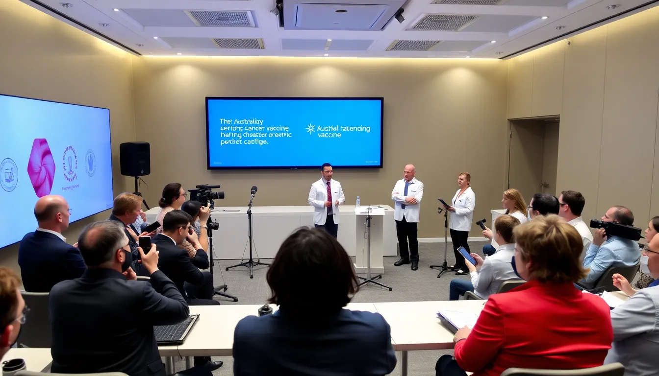 Australian scientists discuss strategies for cervical cancer elimination at a global health conference, highlighting the importance of vaccination and screening initiatives.
