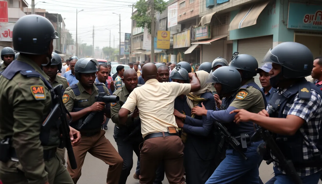 The aftermath of an incident highlighting the precarious situation for media professionals in a volatile environment