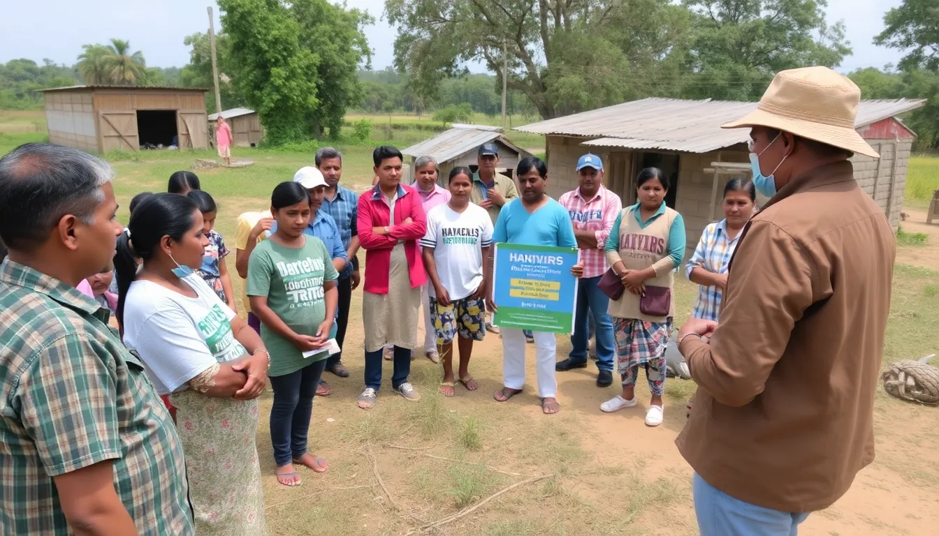 A public health official explains the symptoms of hantavirus pulmonary syndrome, stressing the importance of early recognition and treatment for affected individuals