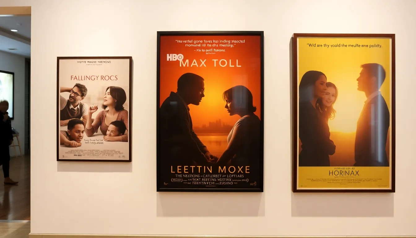 A couple enjoys a cozy movie night at home, surrounded by snacks and blankets, as they prepare to watch a romantic film on HBO Max.