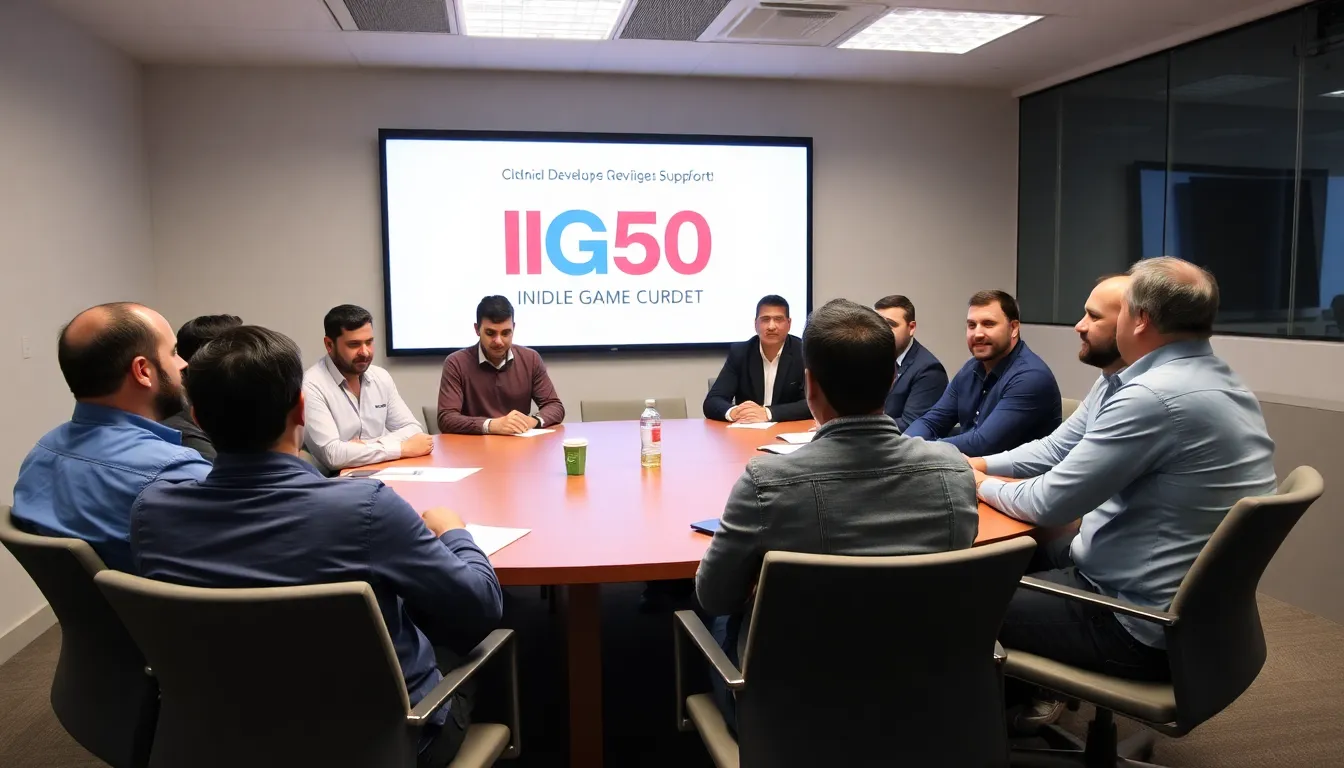 An enthusiastic crowd at a gaming industry event, showcasing the excitement and anticipation surrounding the reopening of the IG50 program
