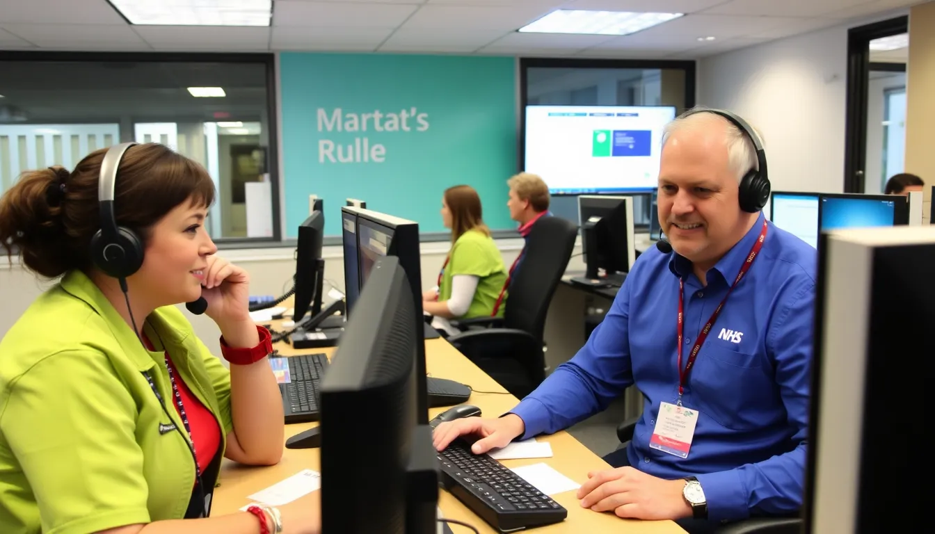 Health leaders reviewing feedback from helpline calls, highlighting the need for systemic reforms to improve staff conditions and patient care