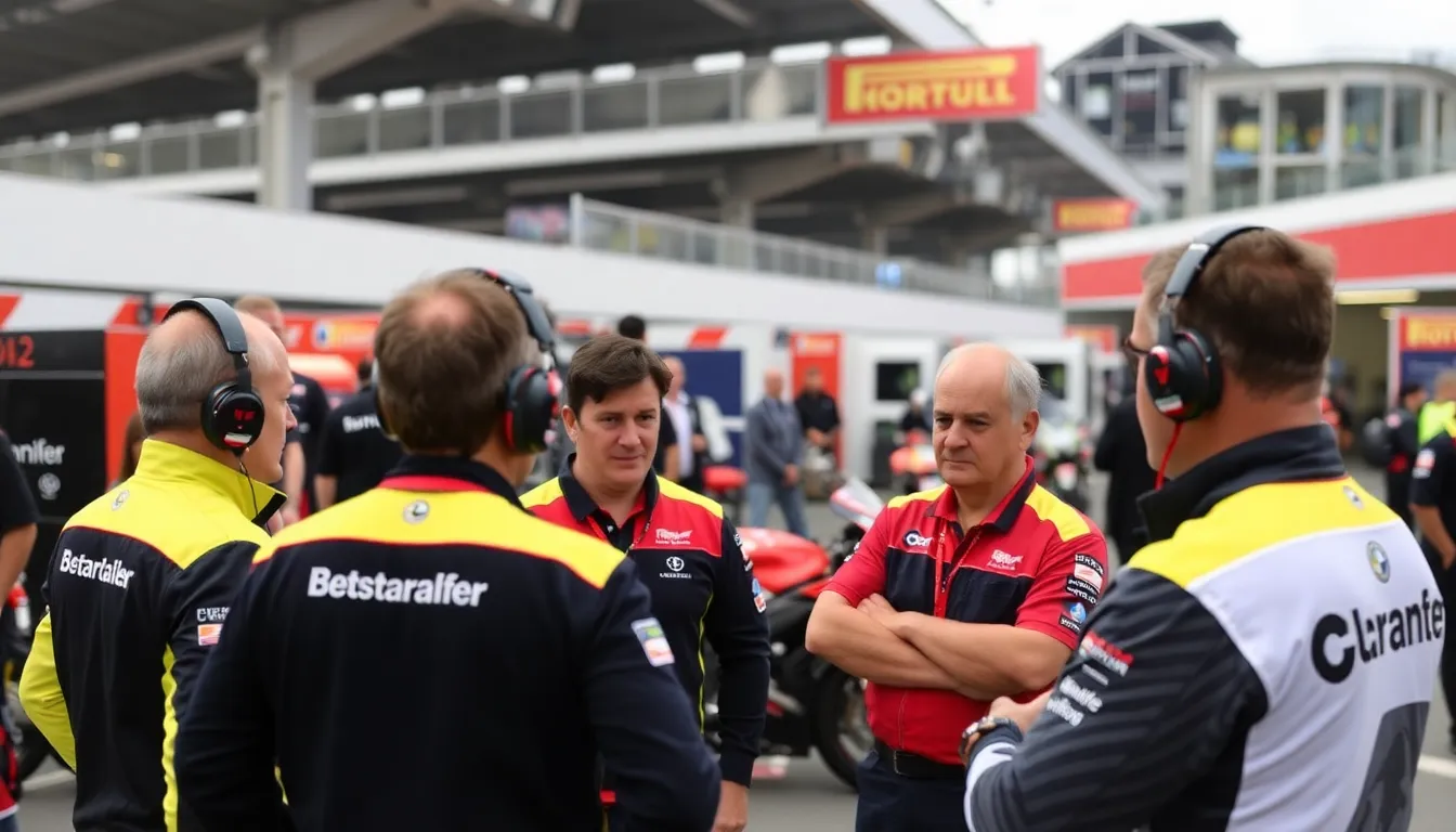 During a press conference, MotoGP officials announce the removal of wildcard riders starting in the 2027 season, sparking reactions from team managers and riders.