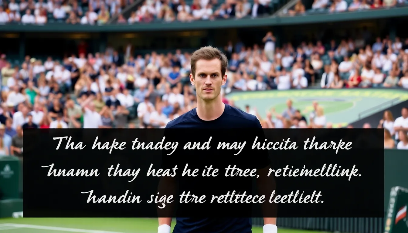 A young tennis player practicing on a court, symbolizing the future generation inspired by Murray's legacy and contributions to the sport