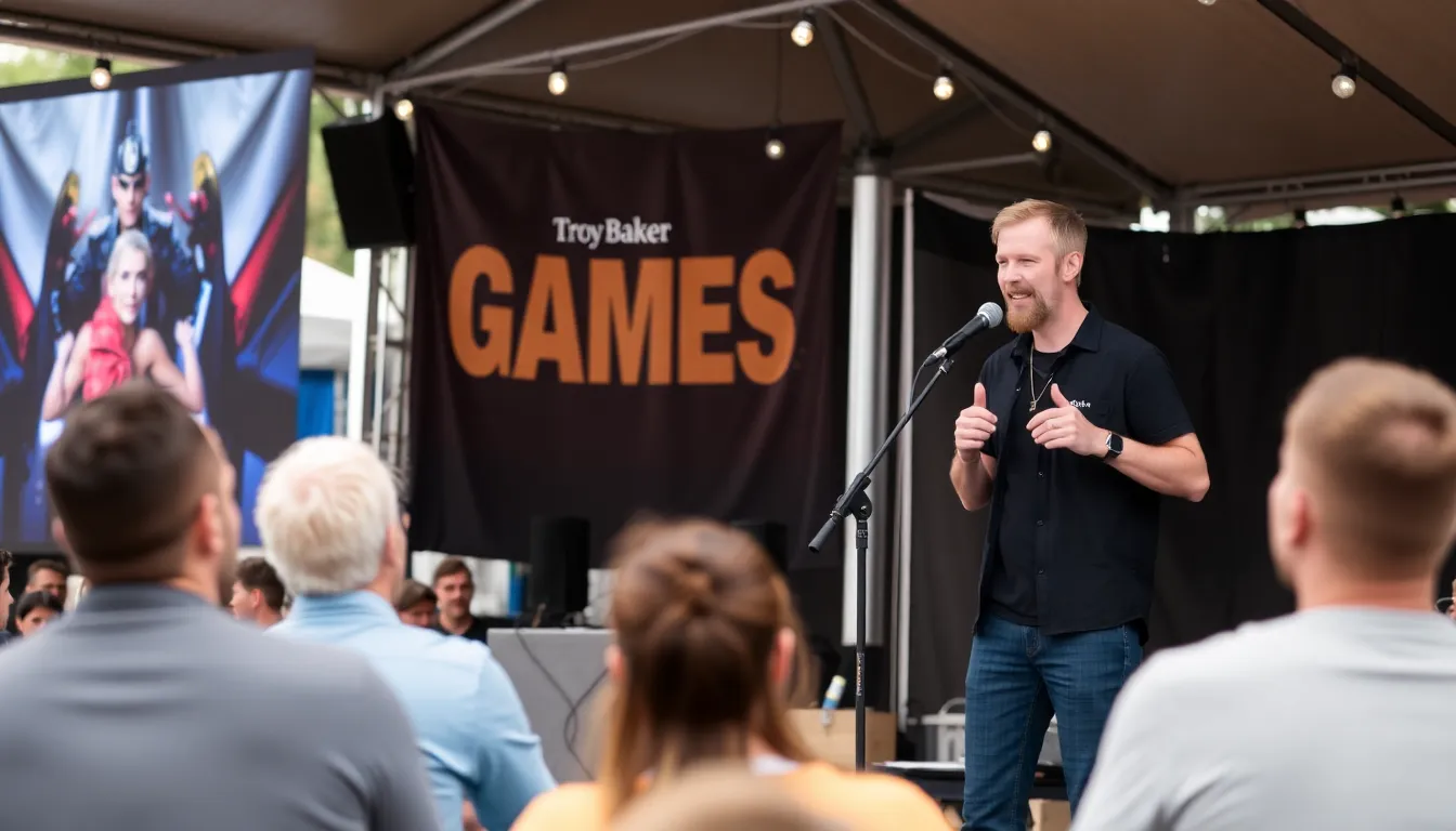 Troy Baker speaks passionately during an interview about his role in the upcoming game Indiana Jones and the Great Circle, expressing both excitement and apprehension about recreating a classic scene from Raiders of the Lost Ark.