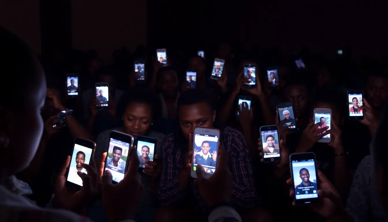 A memorial gathering in honor of Alexx Ekubo, where attendees express their grief and celebrate his contributions to Nigerian cinema