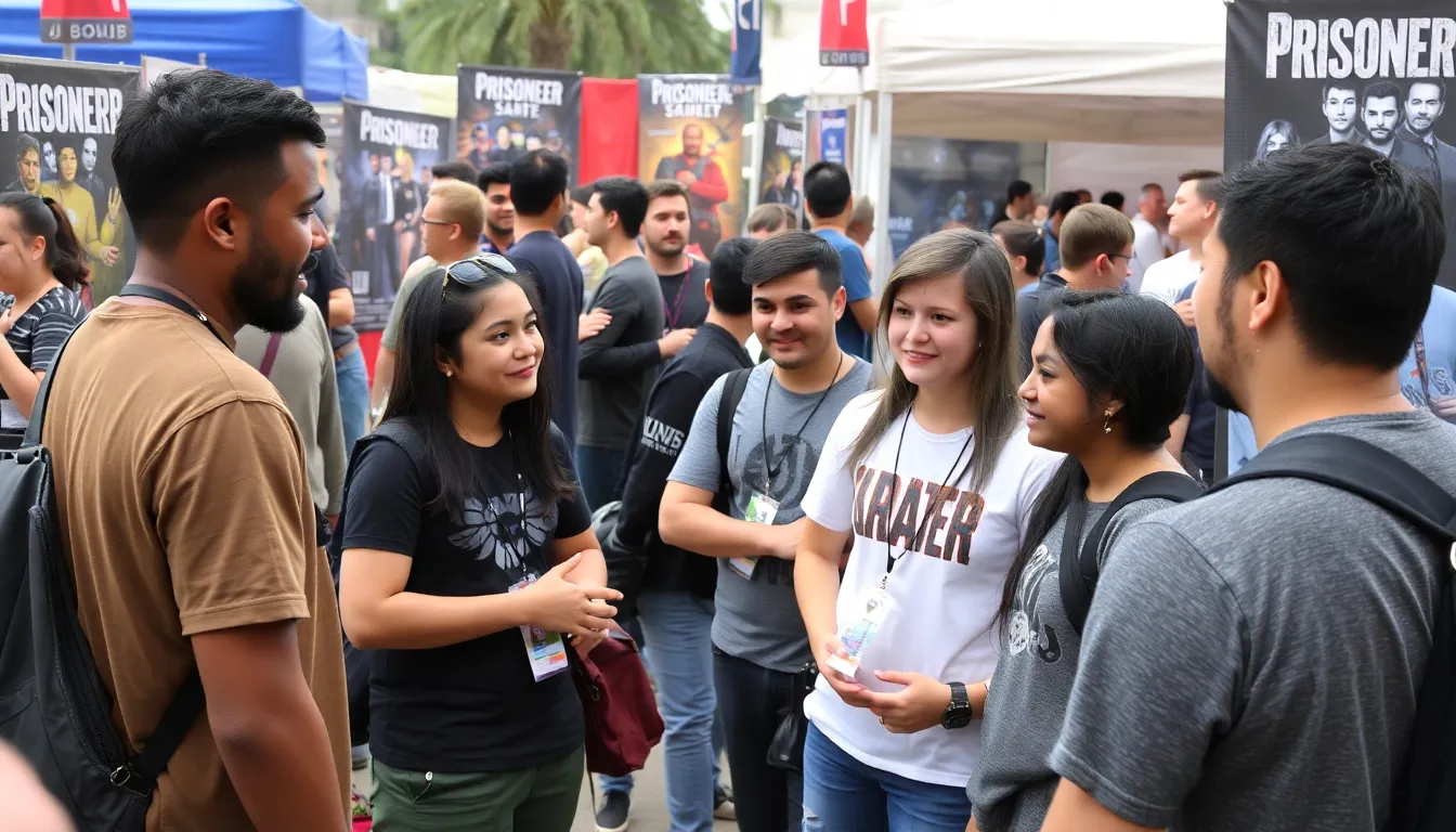 A vibrant gaming café buzzes with excitement as players experience the adrenalinefueled gameplay of 'Prisoner Review,' showcasing the game's popularity among casual gamers