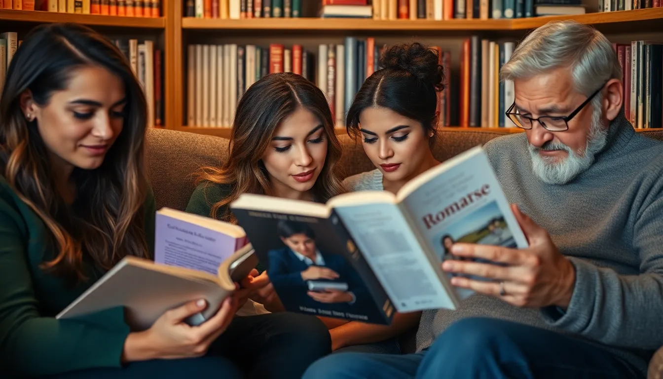 An author at a book signing event, engaging with fans who appreciate the subtle storytelling found in closeddoor romance literature