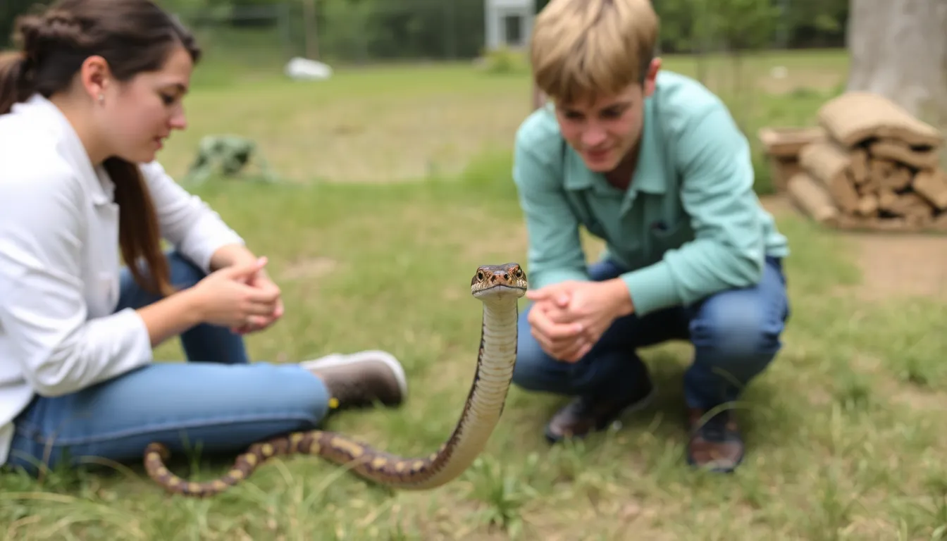 A captivating social media post showcases a video of a snake demonstrating its unique hunting strategy, sparking public interest in animal cognition