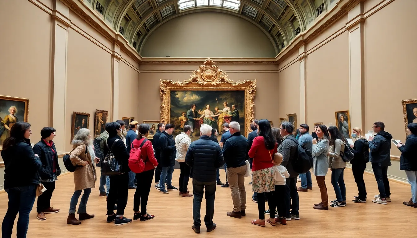 オルセー美術館のスタッフが、アート作品の歴史を調査している風景