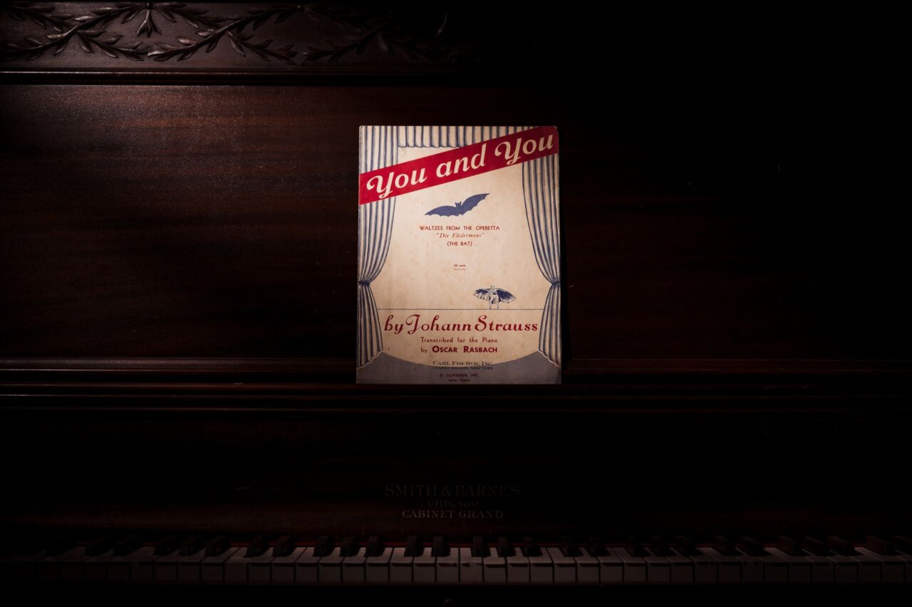 The album cover of 'Brahms Violin Sonatas,' featuring artistic design that embodies the timeless nature of the classical works within