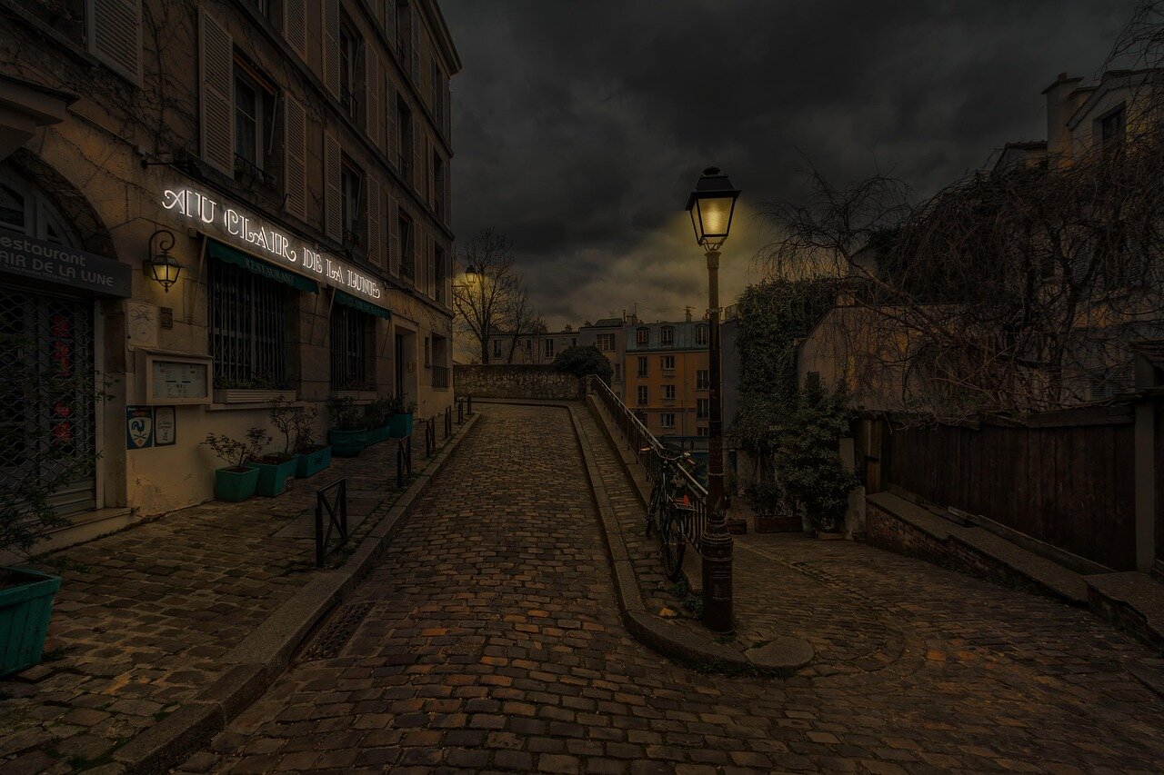 The bustling atmosphere around Pont Neuf as locals and tourists gather to engage with JR's thoughtprovoking public art piece