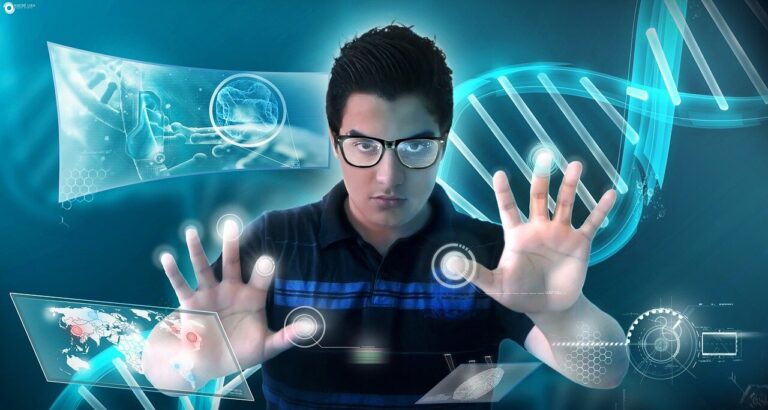 テクノロジー企業の代表者がAIの倫理に関する新しいガイドラインを発表する記者会見の様子。